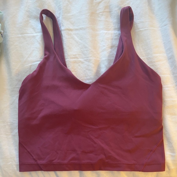 lululemon athletica Other - Lululemon Align Tank with built in bra in Washed Mauve Size 6
